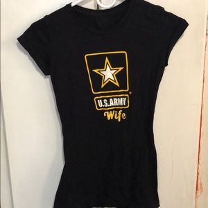 Army wife t shirt